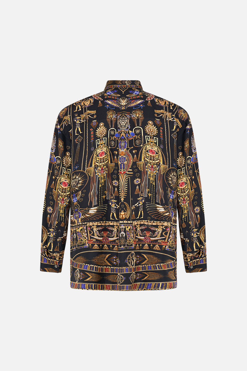 Hotel Franks By CAMILLA Oversized Shirt in Cartouche Kingdom print.