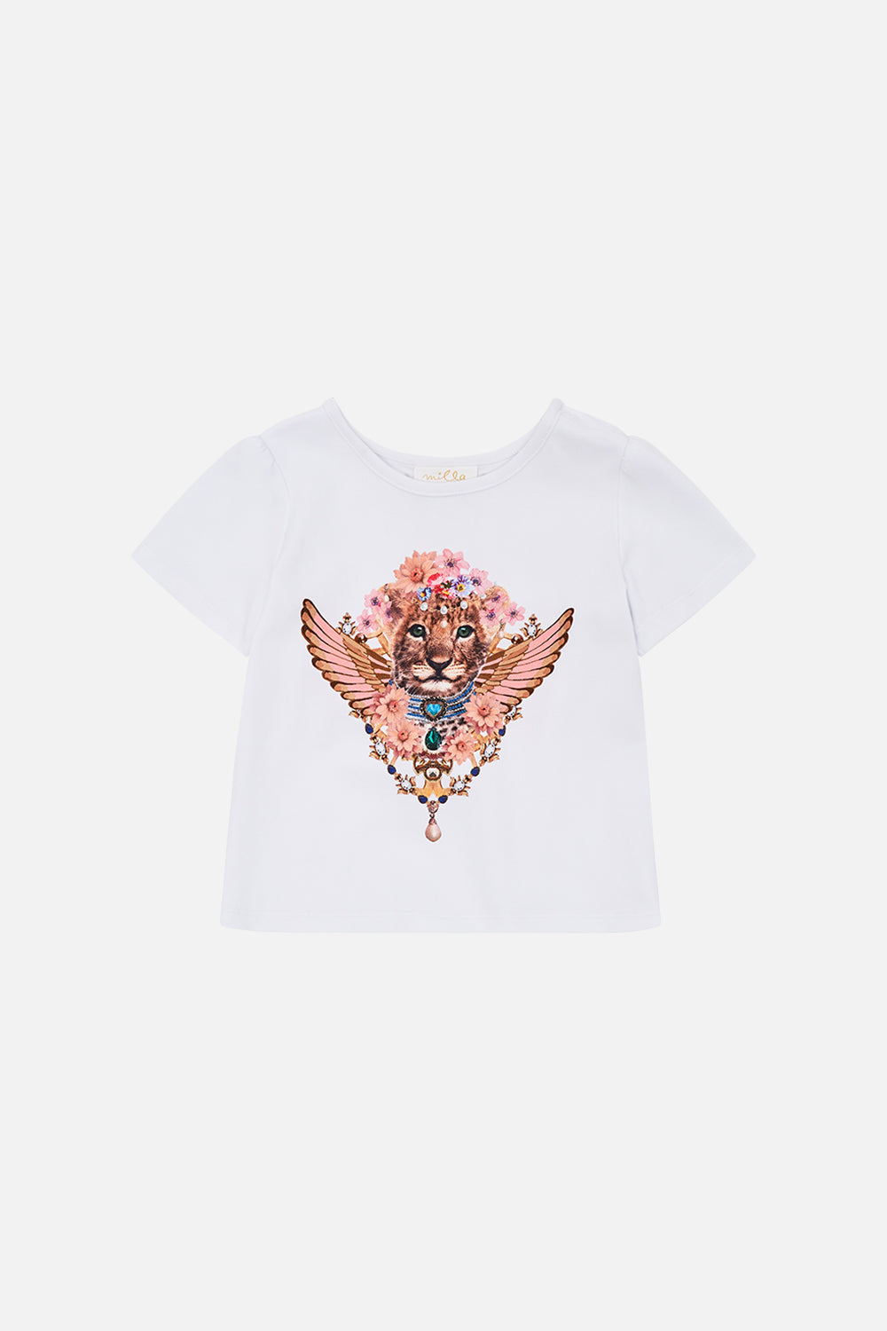 Milla By CAMILLA Floral Babies Short Sleeve Tee in The Jewellery Palace print.