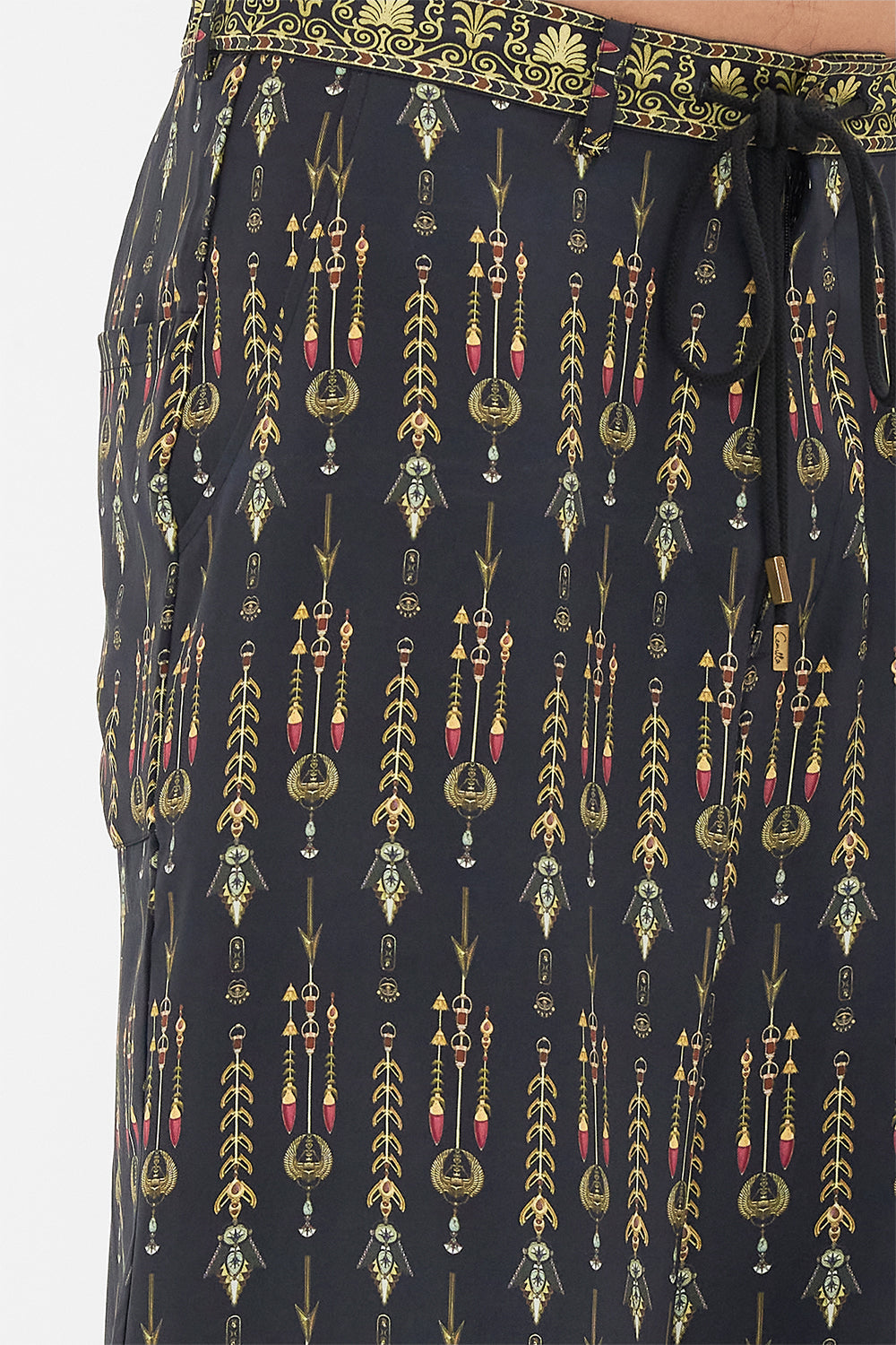 Hotel Franks By CAMILLA Relaxed Dropped Crotch Pant in They Called Her Nefertari print.