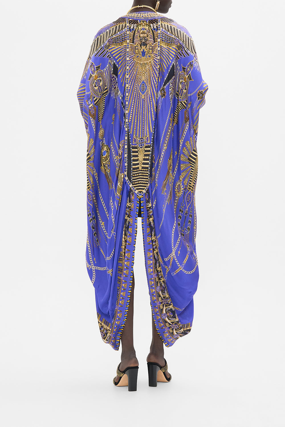 CAMILLA Layer With Embellished Centre Back Panel in My Fair Pharaoh print.