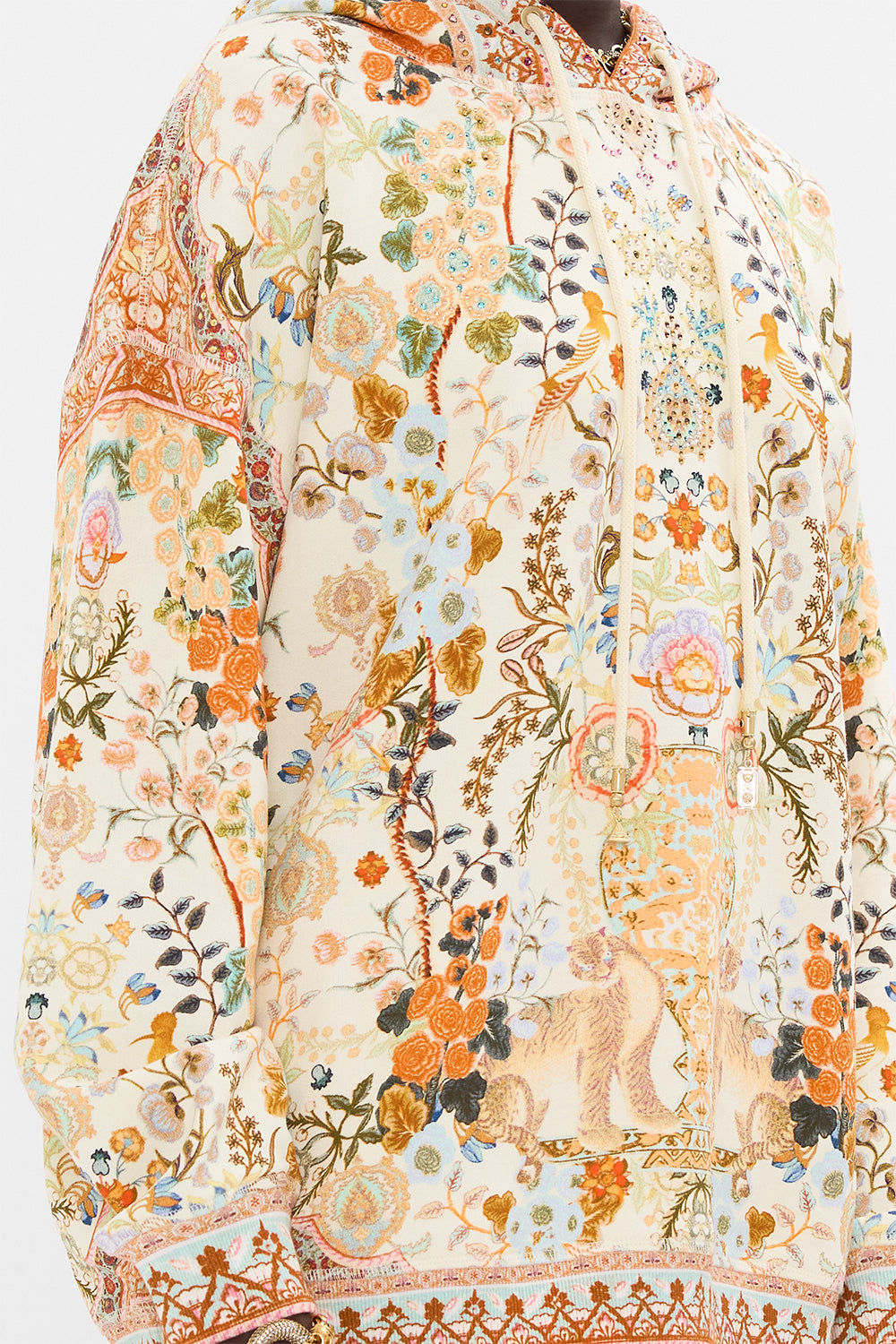 CAMILLA Hoody with Pockets in Honour of Heirlooms print