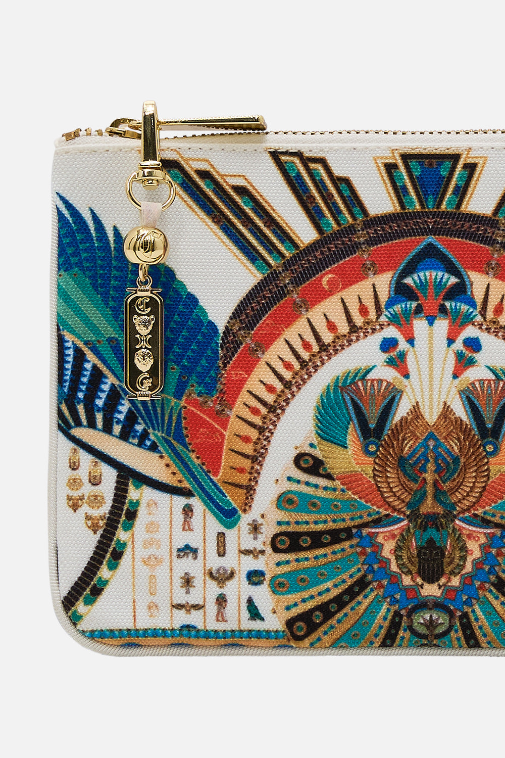 CAMILLA Coin And Phone Purse in Valley Of The Queens print.