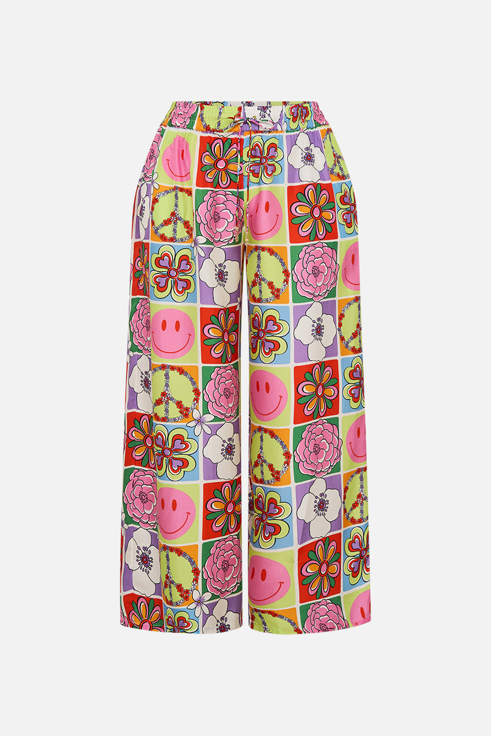 CAMILLA floral Straight Leg Pant in Cosmic Prairie