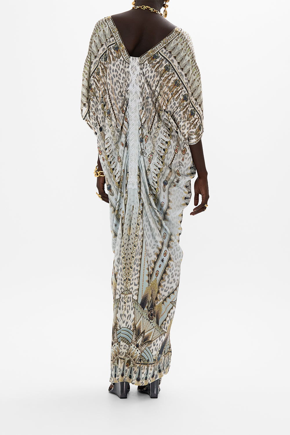 KAFTAN WITH FRONT TAB DETAIL SAHARA STARLET