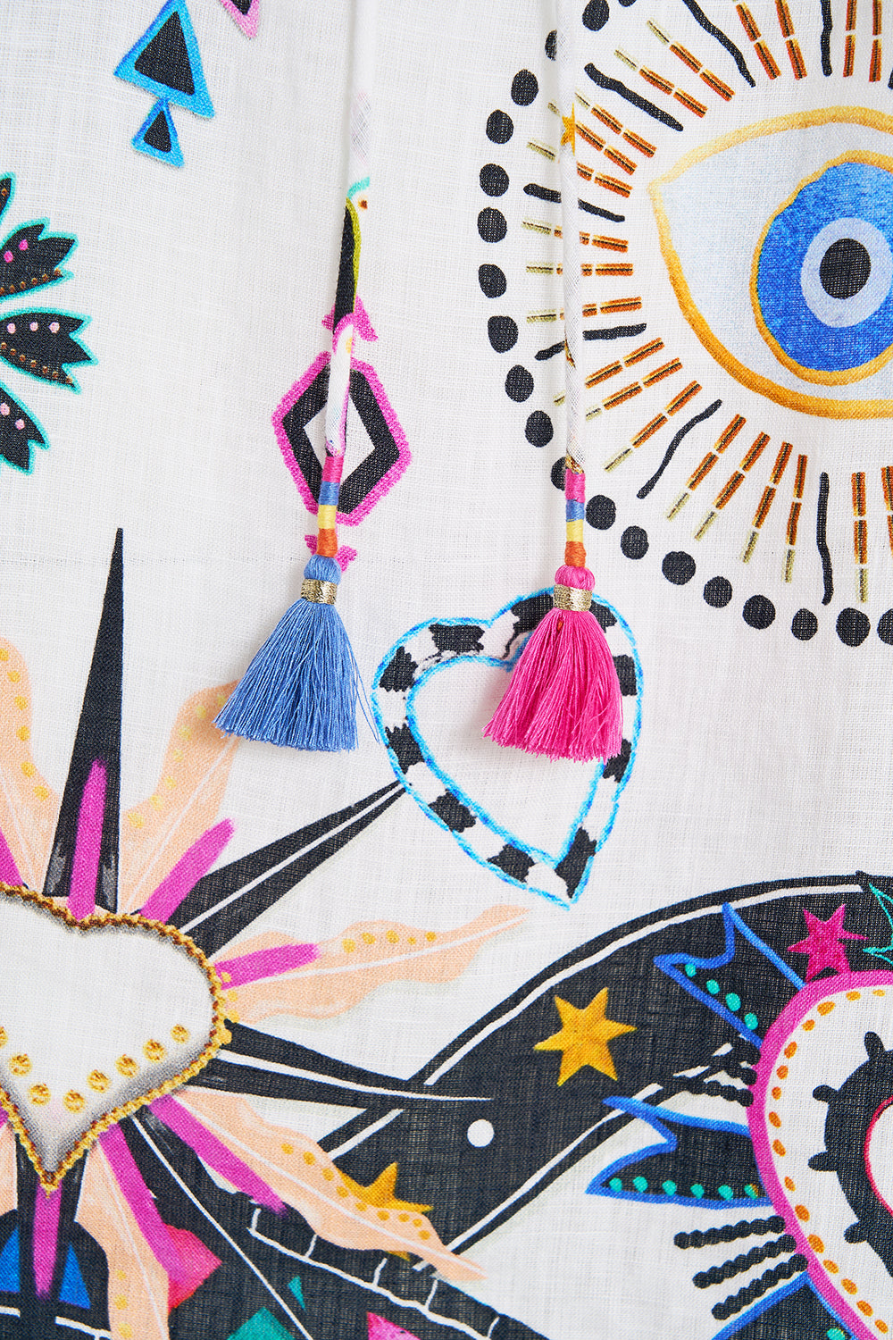 BLOUSON BLOUSE WITH NECK TIE NUBIAN WONDERLAND