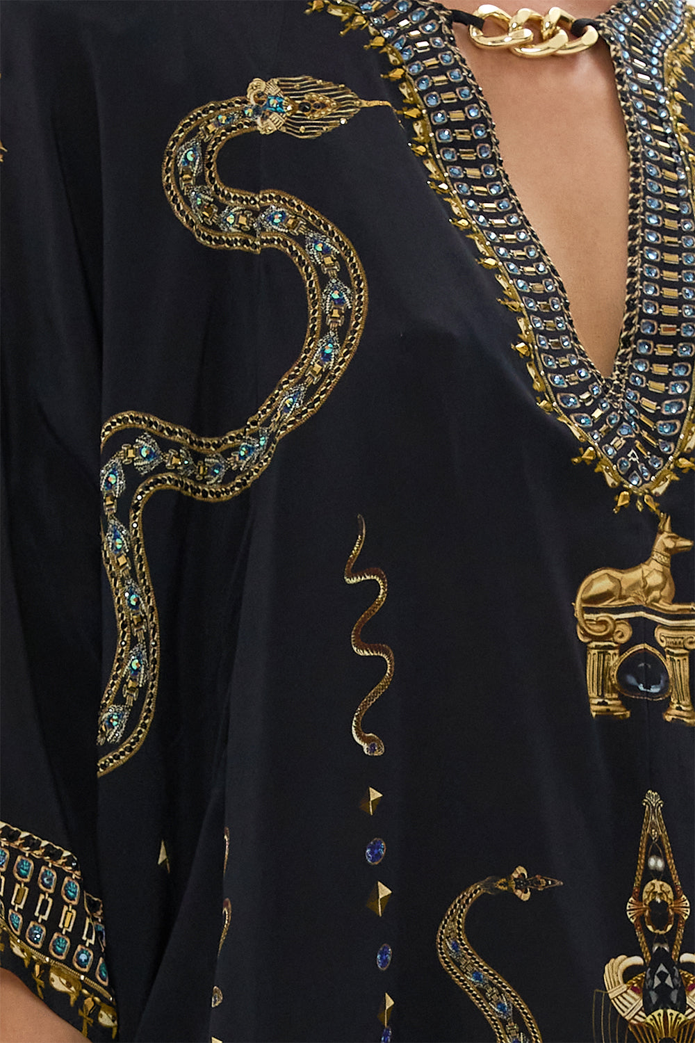 BATWING CUTOUT SHORT KAFTAN CALL ME CLEOPATRA