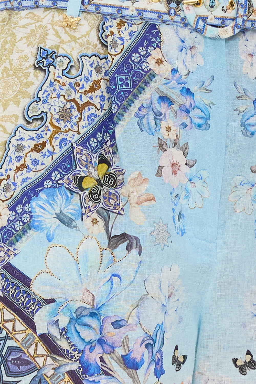 TUCK FRONT SHORT AL MANIAL PALACE MEMOIRS