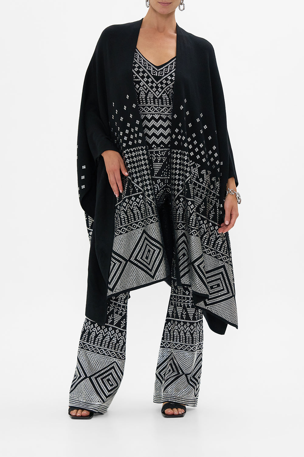 JERSEY FLARE PANT WITH ALL OVER HOTFIX THE EGYPT EFFECT