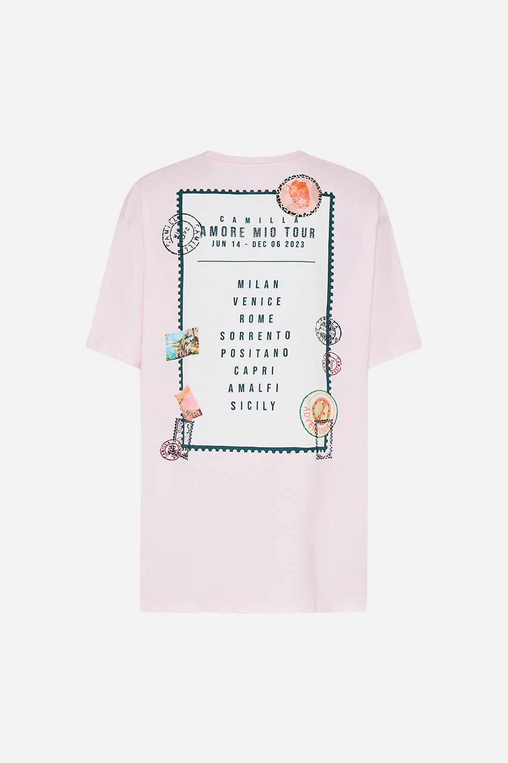 OVERSIZED BAND TEE CAPRI ME