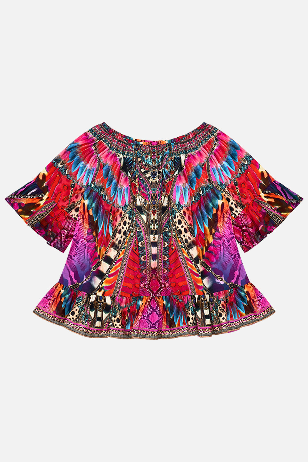 Milla by CAMILLA Kids A Line Frill Dress in Sahara Supernatural print.