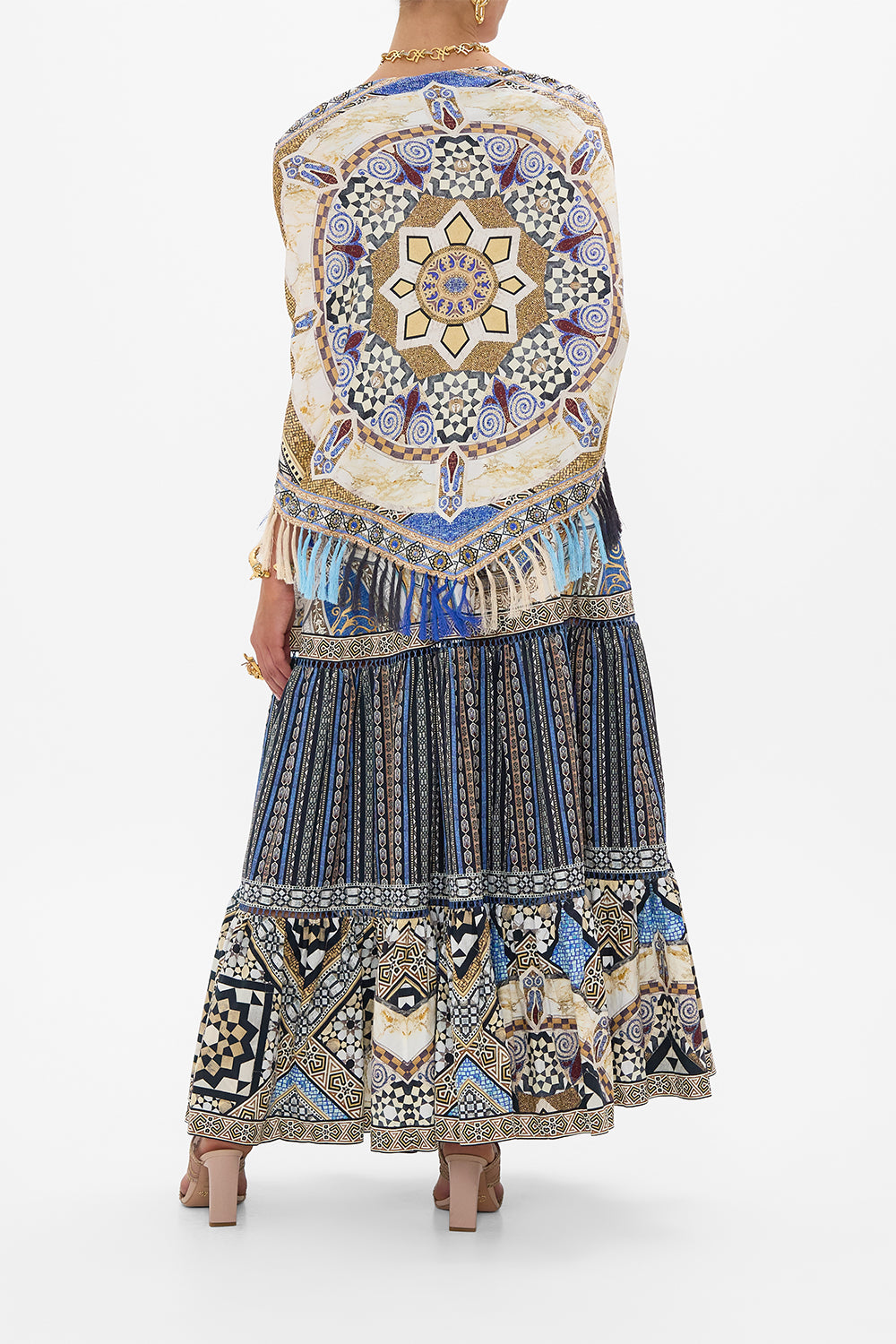 DIAMOND SCARF WITH TASSELS MAKE ME YOUR MOSAIC