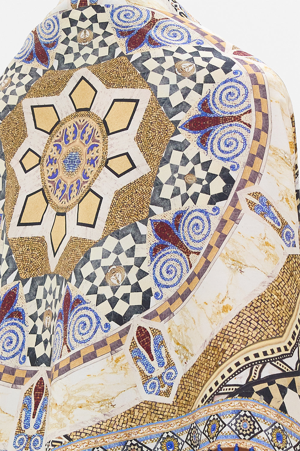 DIAMOND SCARF WITH TASSELS MAKE ME YOUR MOSAIC