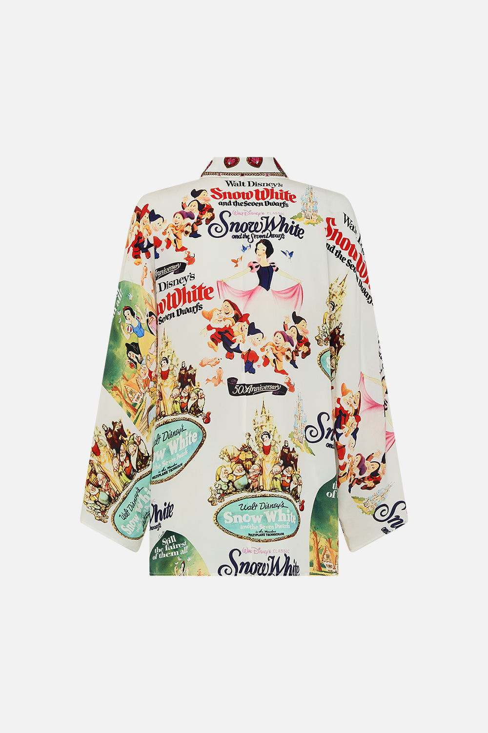 Disney CAMILLA silk blouse in Princess in Print