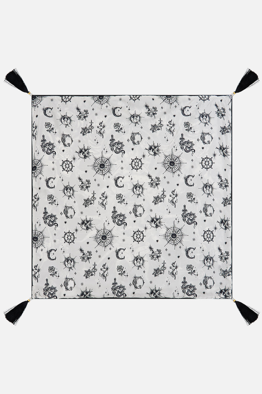 LARGE SQUARE CUSHION TALES OF TATTOO