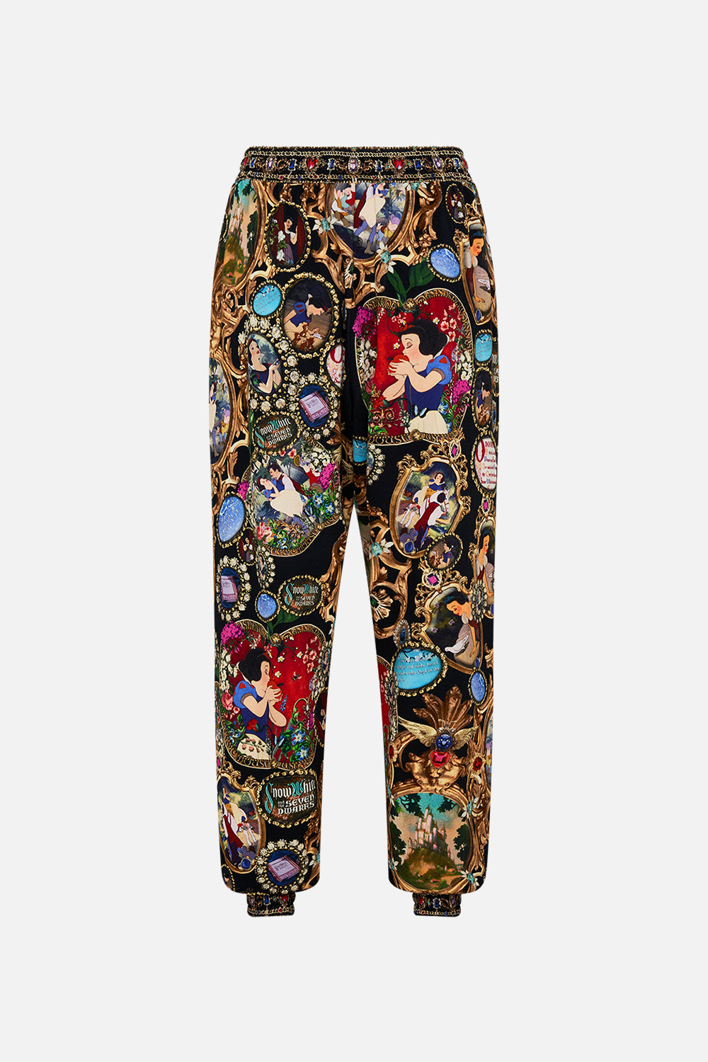Disney CAMILLA jersey track pants in Happily Ever After print