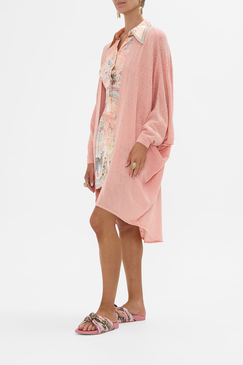 CAMILLA Floral Soft Knit Layer in The Jewellery Palace Print.