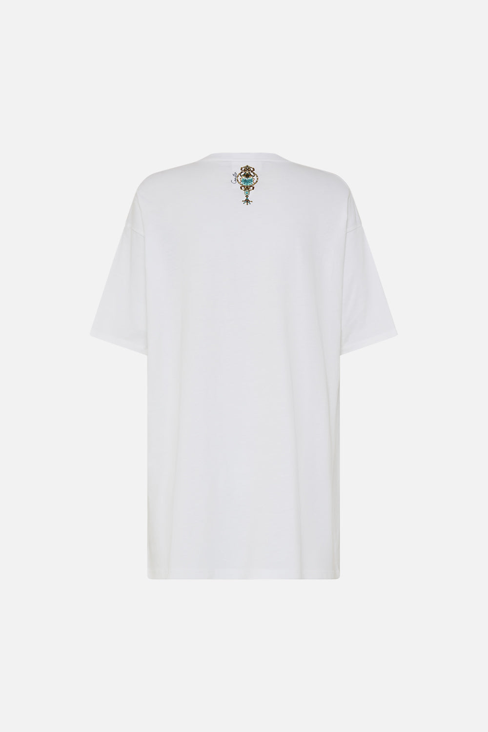 CAMILLA Oversized Band Tee White The Throne Room print