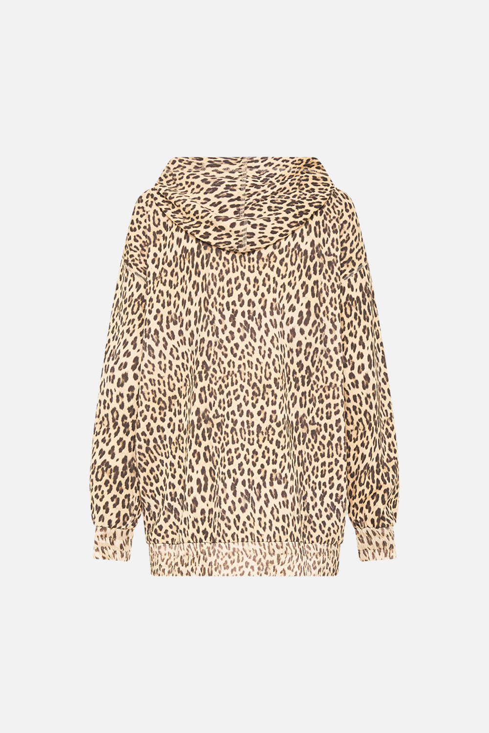 CAMILLA Silk Band Oversized Hoodie with Pockets in The Throne Room print