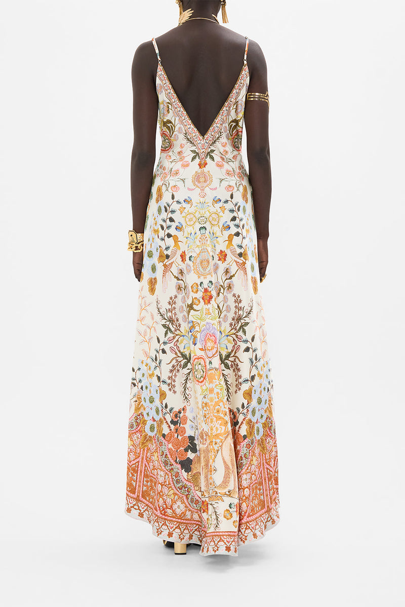 LONG BUTTON FRONT DRESS IN HONOUR OF HEIRLOOMS