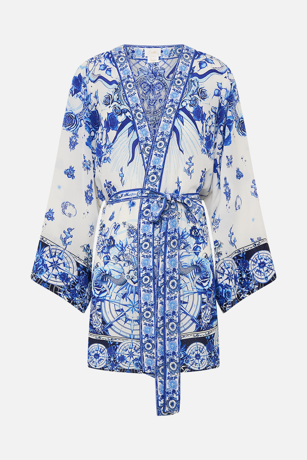 SHORT KIMONO WRAP IMMORTAL INK