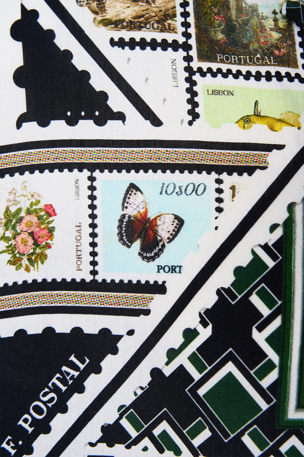 SHORT SLEEVE CAMP COLLARED SHIRT MY PORTO PEN PAL