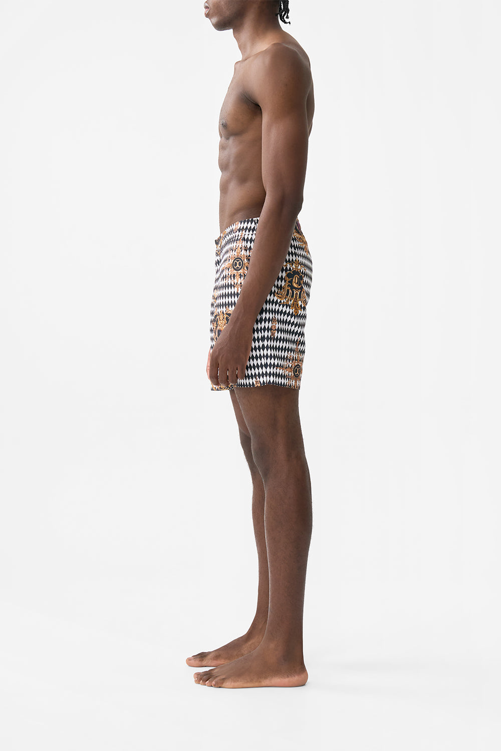 MID LENGTH SWIM SHORT MONARCHY MANIA