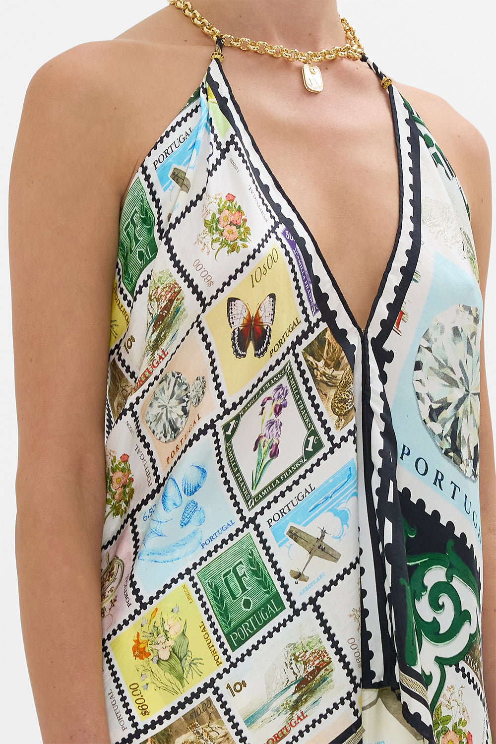 KNOTTED SCARF TOP MY PORTO PEN PAL