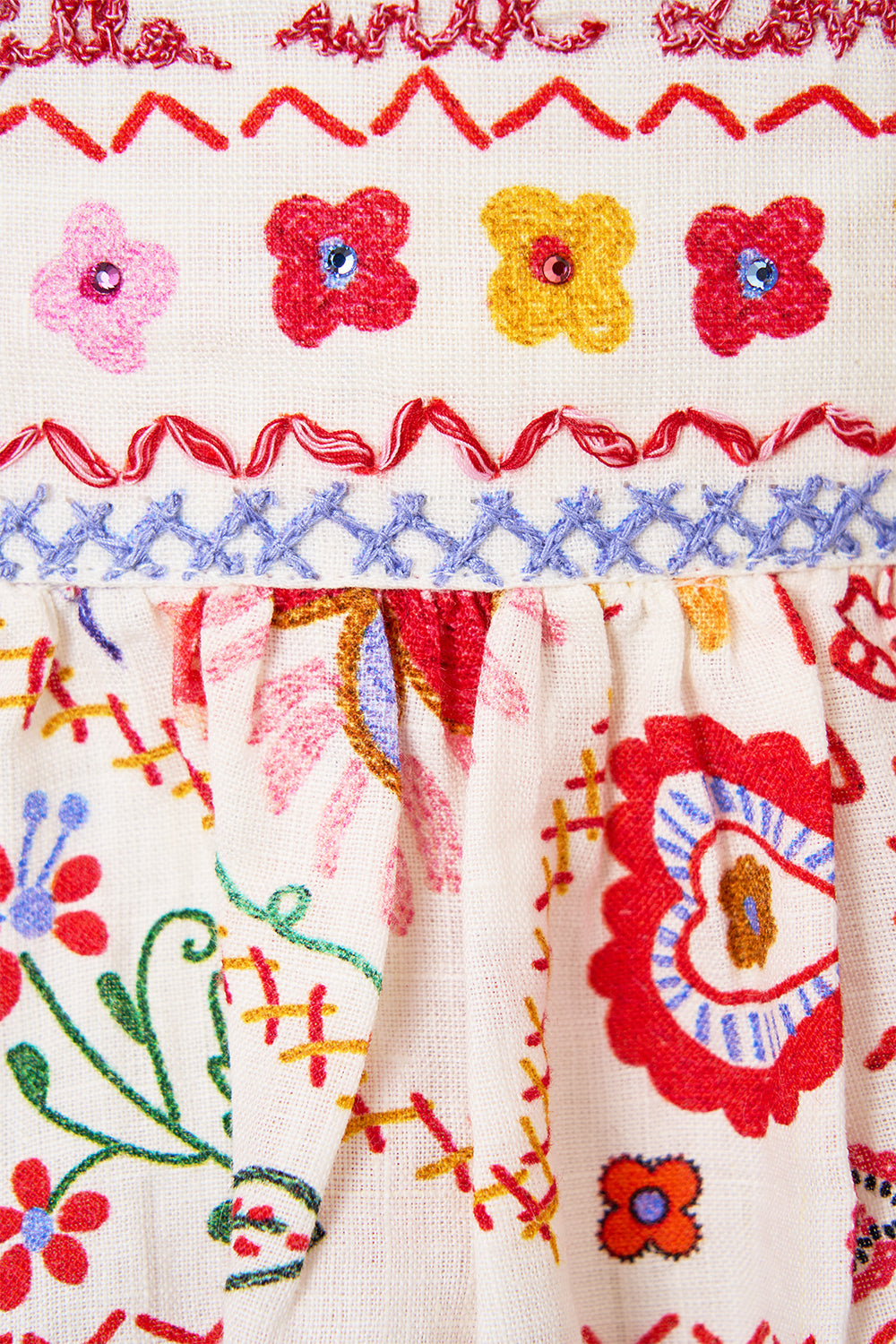 PUFF SLEEVE TOP WITH HARDWARE A KITSCH IN TIME