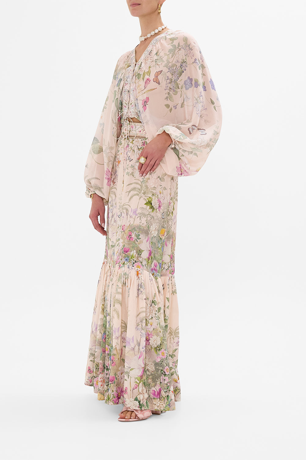 LACE UP FRONT BLOUSON SLEEVE BLOUSE PALACIO PLAYGROUND