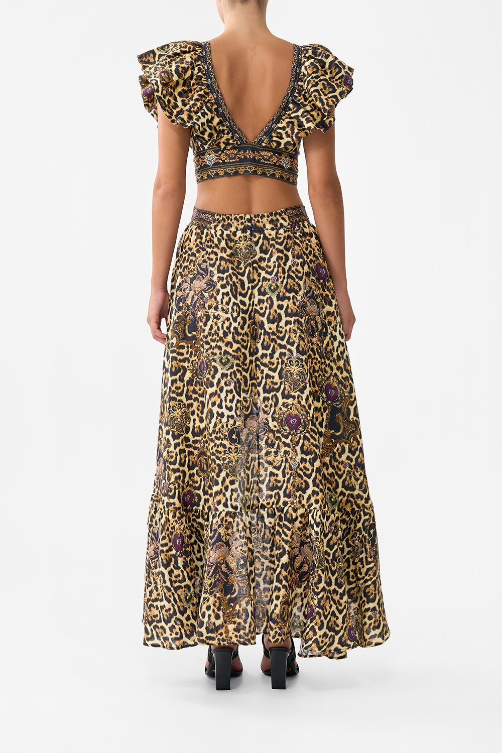 RUFFLE WRAP TOP SAINTS AND SISTERS