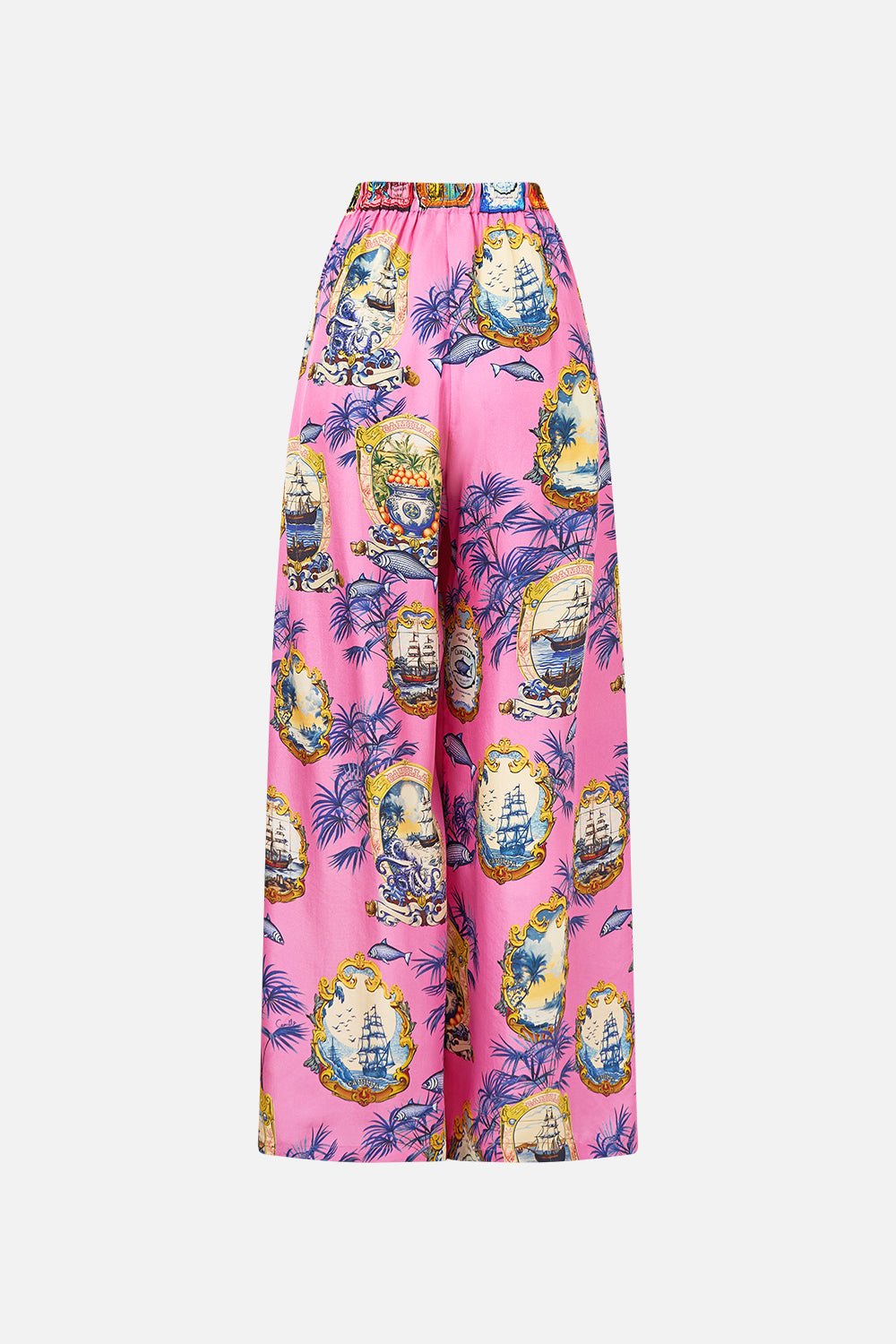 WIDE LEG TROUSER WITH FRONT POCKETS SALTY SPLENDOUR