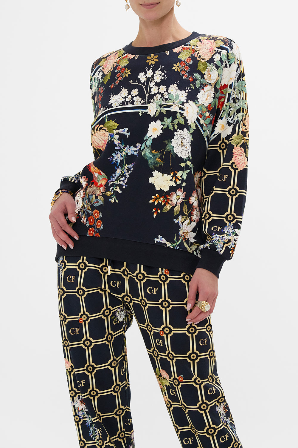 DROPPED SHOULDER SWEAT SHIRT PALACIO POETRY