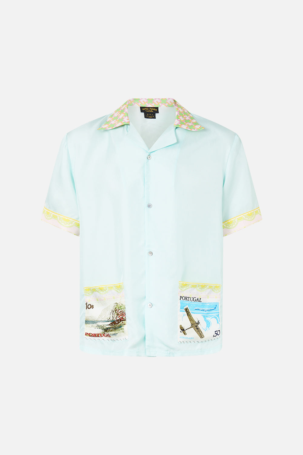 SHORT SLEEVE CABANA SHIRT WITH LOVE FROM LISBON