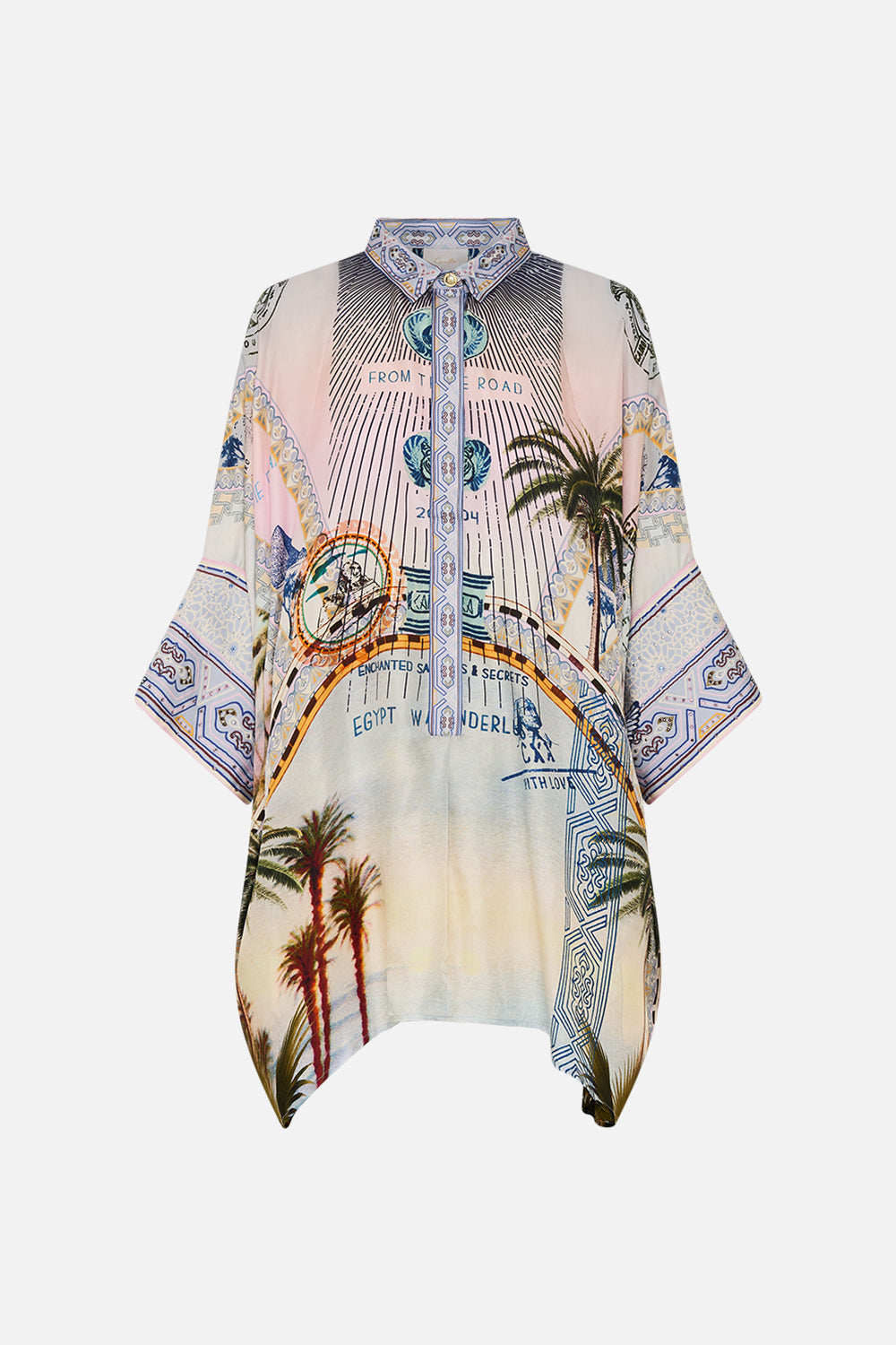 CAMILLAi batwing shirt in Call Me in Cairo print