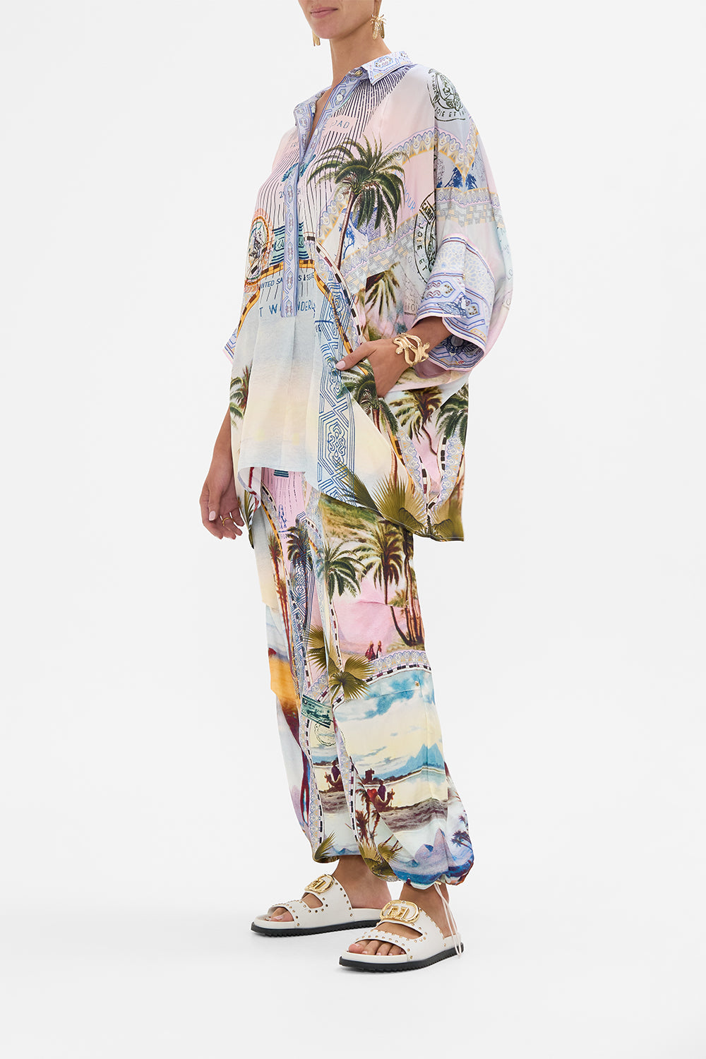 CAMILLAi batwing shirt in Call Me in Cairo print