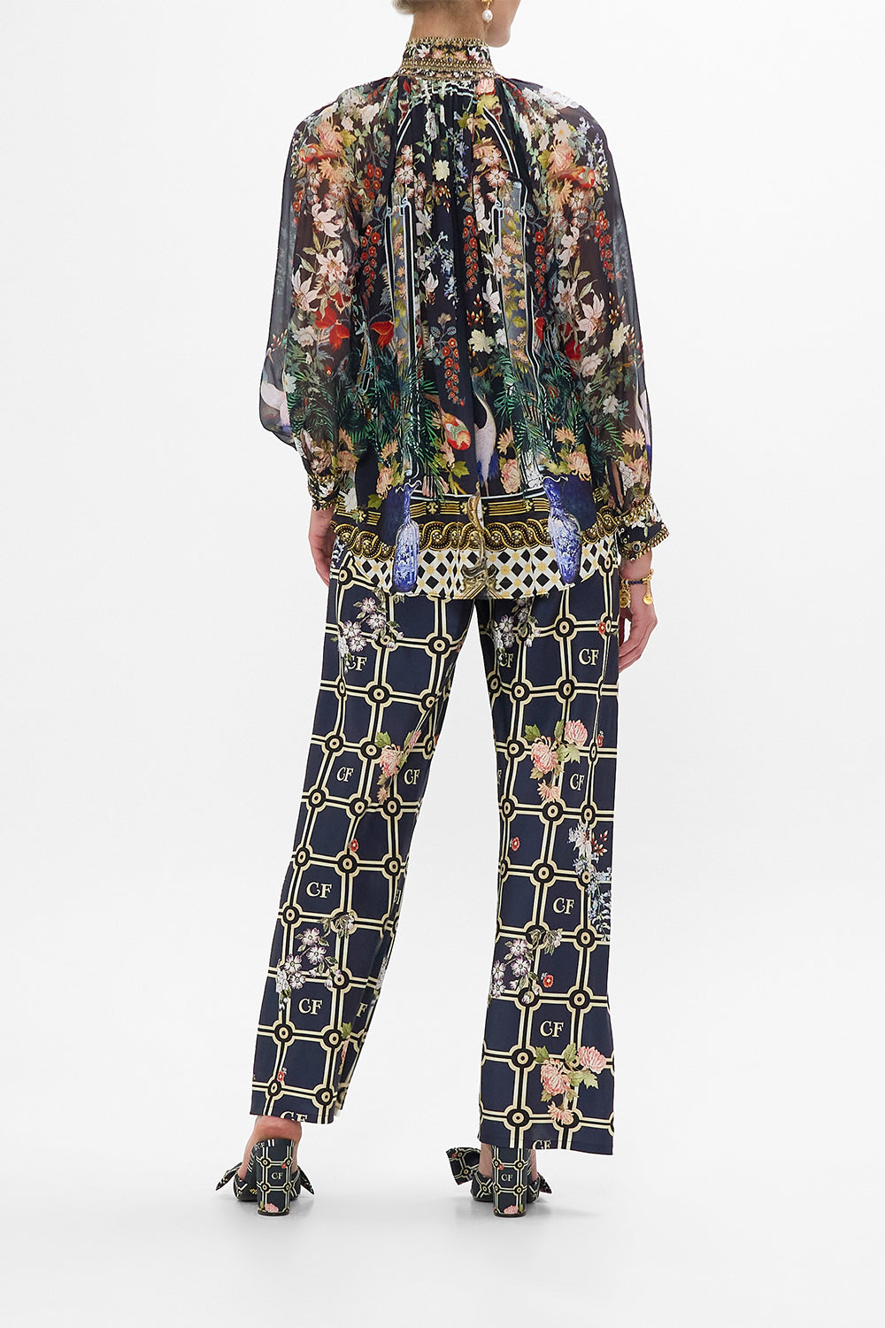 BIAS CUT DRAWSTRING PANT PALACIO POETRY