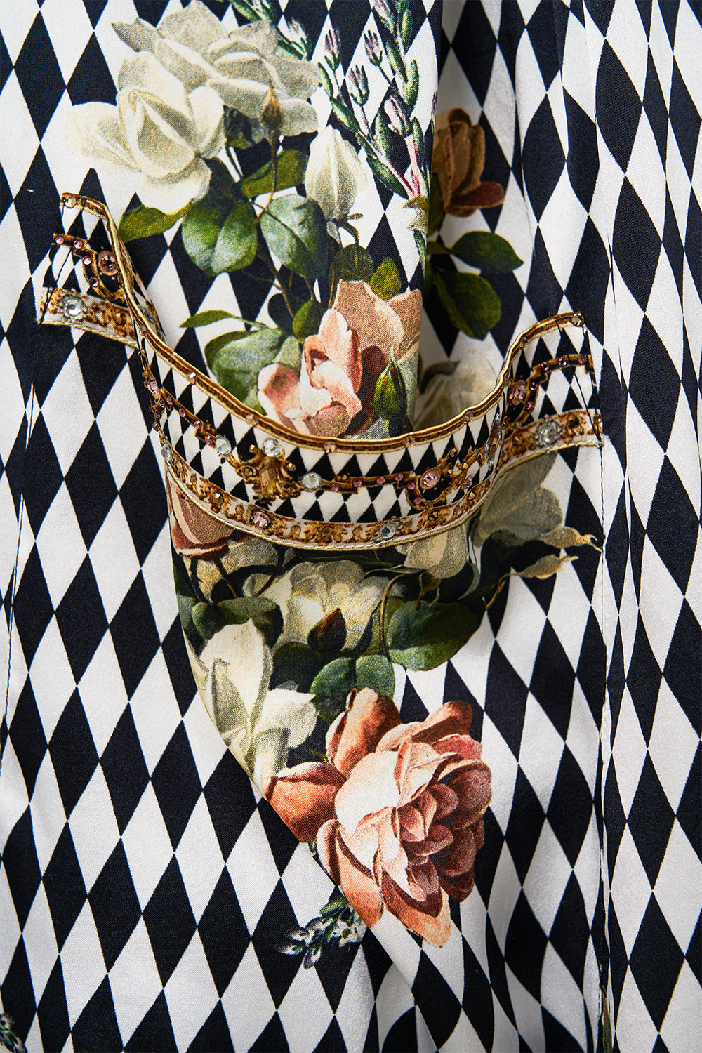 WIDE LEG TROUSER WITH FRONT POCKETS ROCOCO GLOW