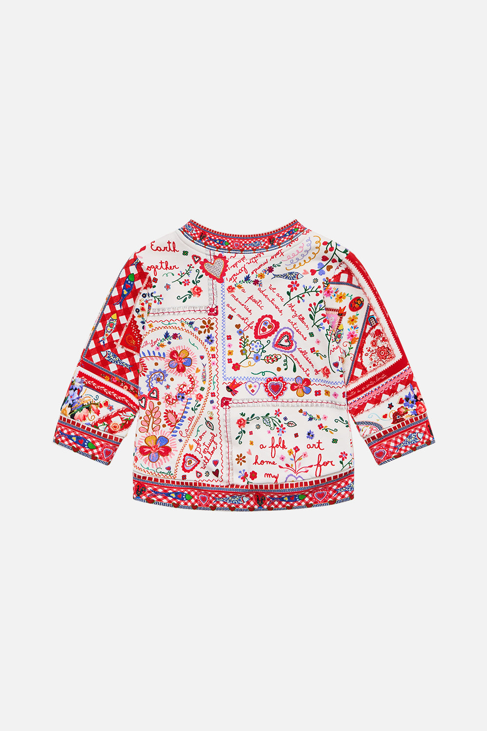 BABIES SWEATER FAITH, LUCK & JUSTICE