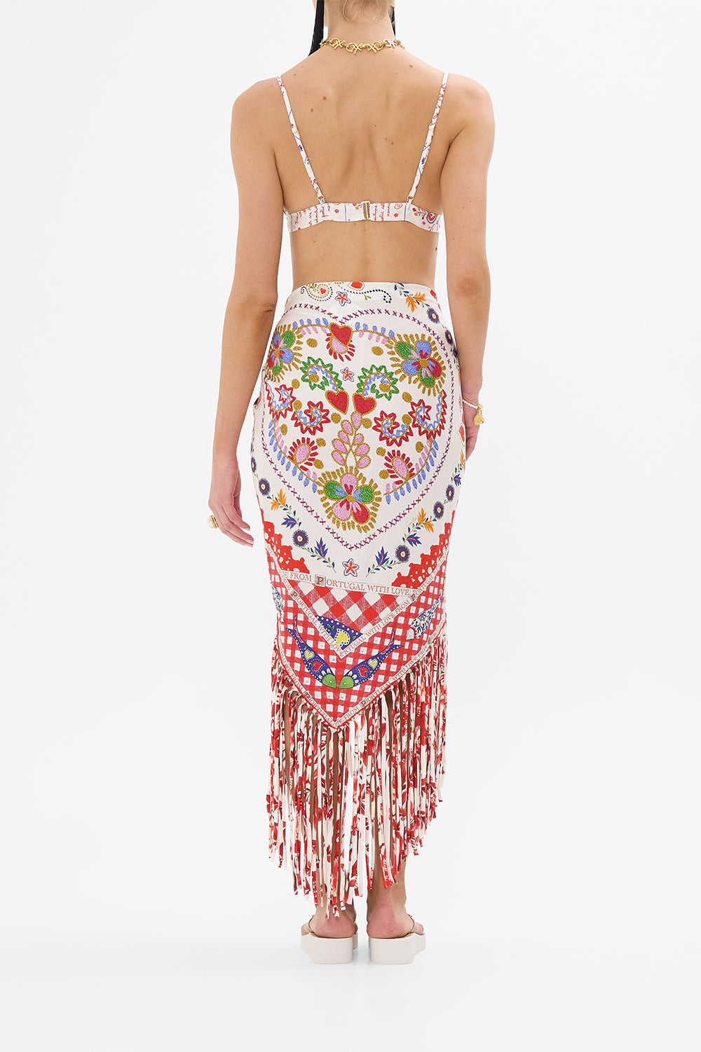 SCALLOPED EDGE BRA WITH BOW A KITSCH IN TIME