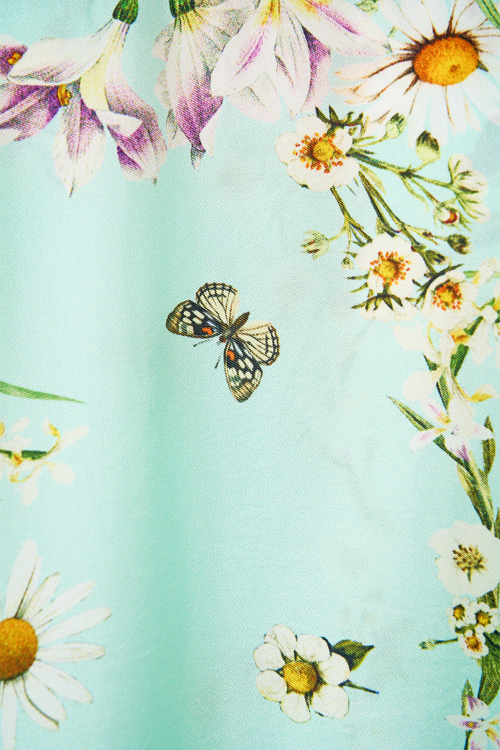 The CAMILLA Strapless Maxi With Ruffle Hem in our Floral Freefall print.