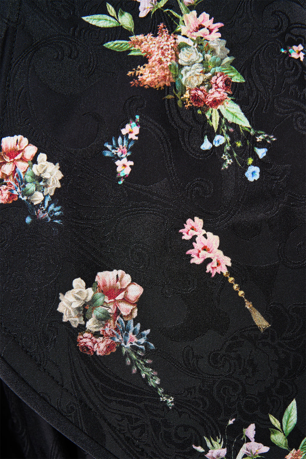 The CAMILLA Coat With Vest Detail in our Noble Endeavours print.