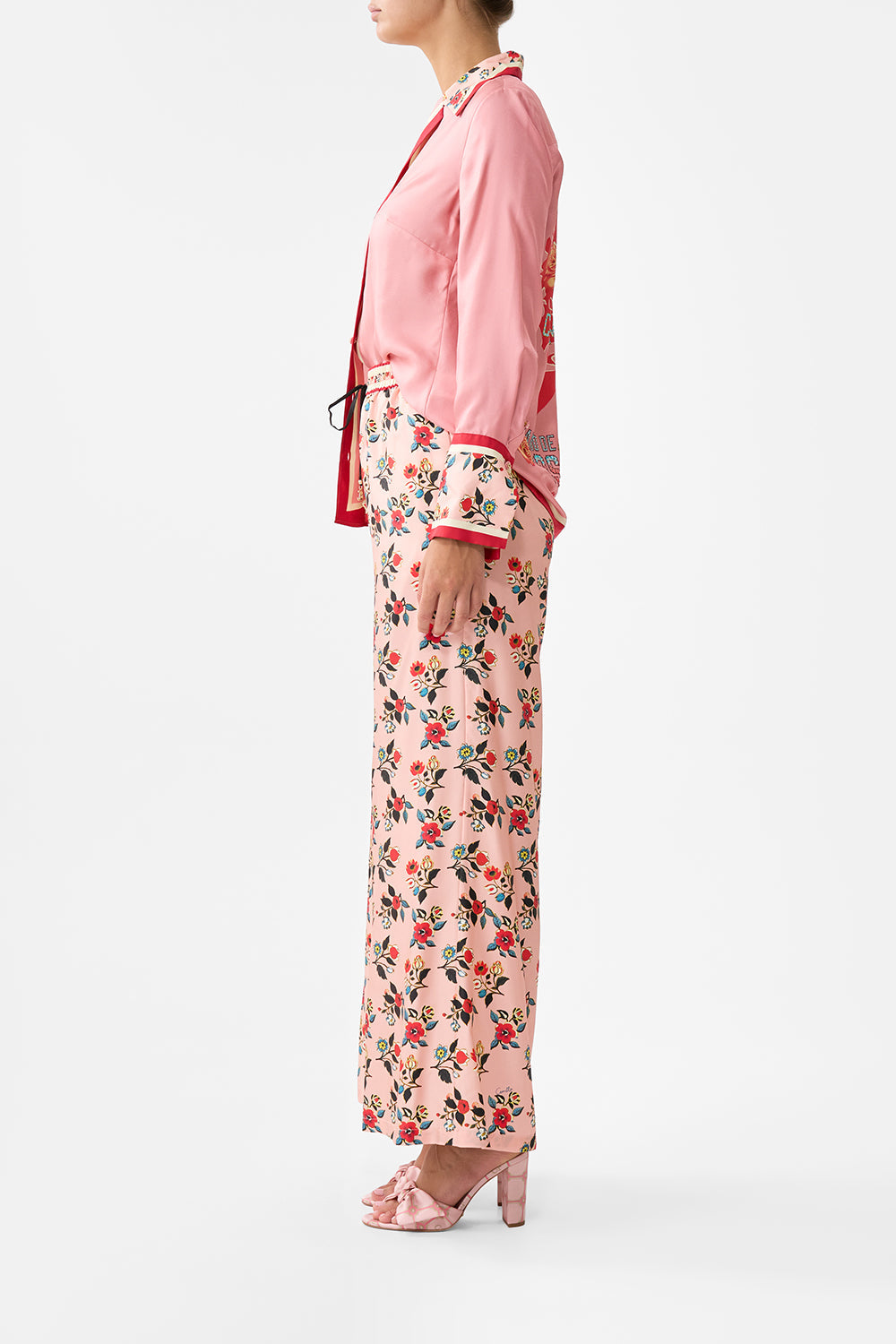 The CAMILLA Lounge Pant in our Pink Porto print.