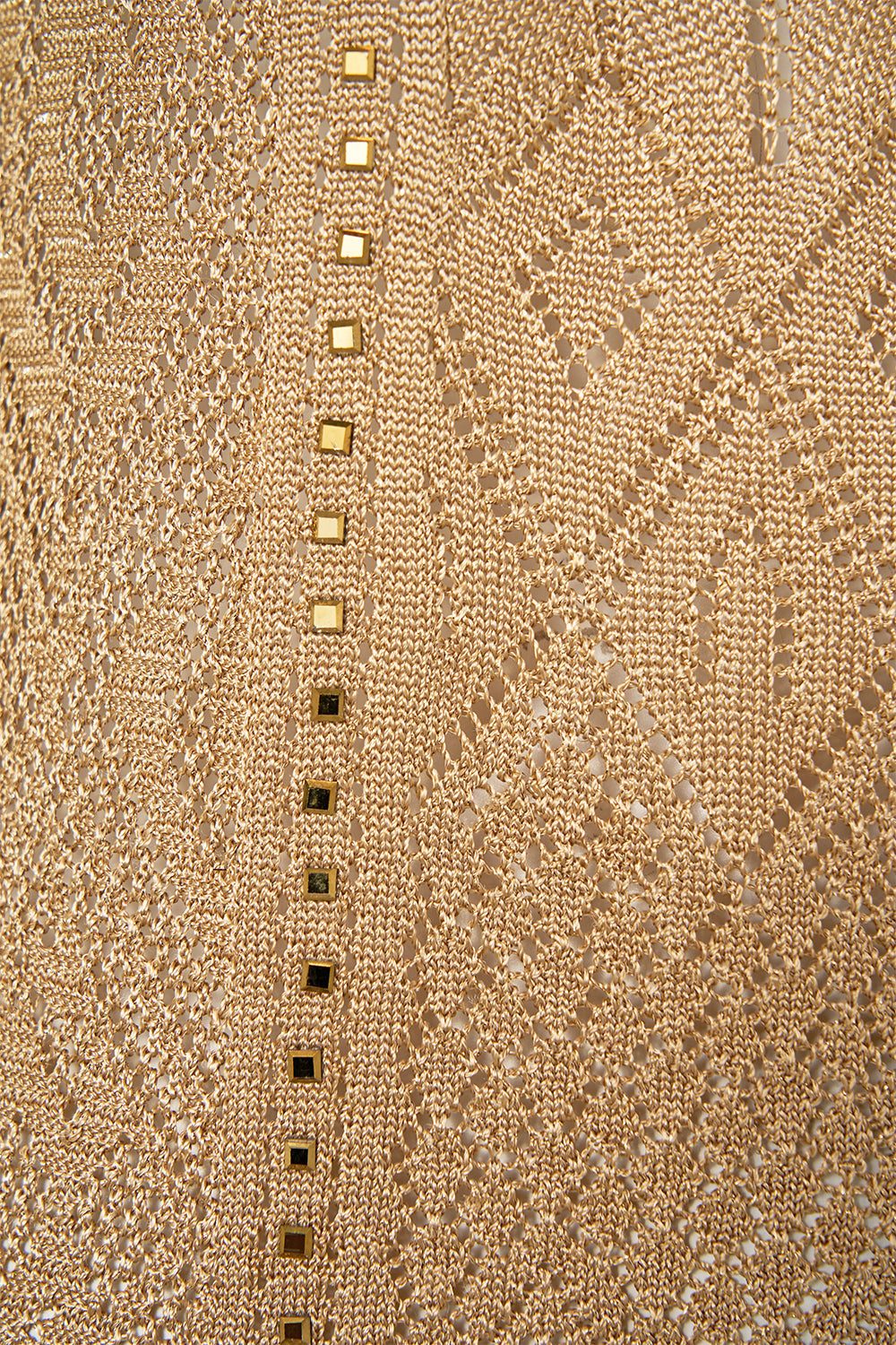 The CAMILLA Fitted Pointelle Turtle Neck Knit in our Ornate On A Plate print.