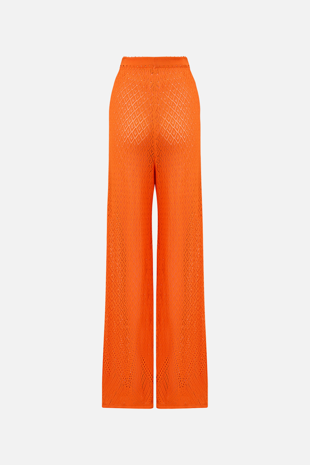 The CAMILLA Wide Flare Knit Pant in our Basked In Baroque print.