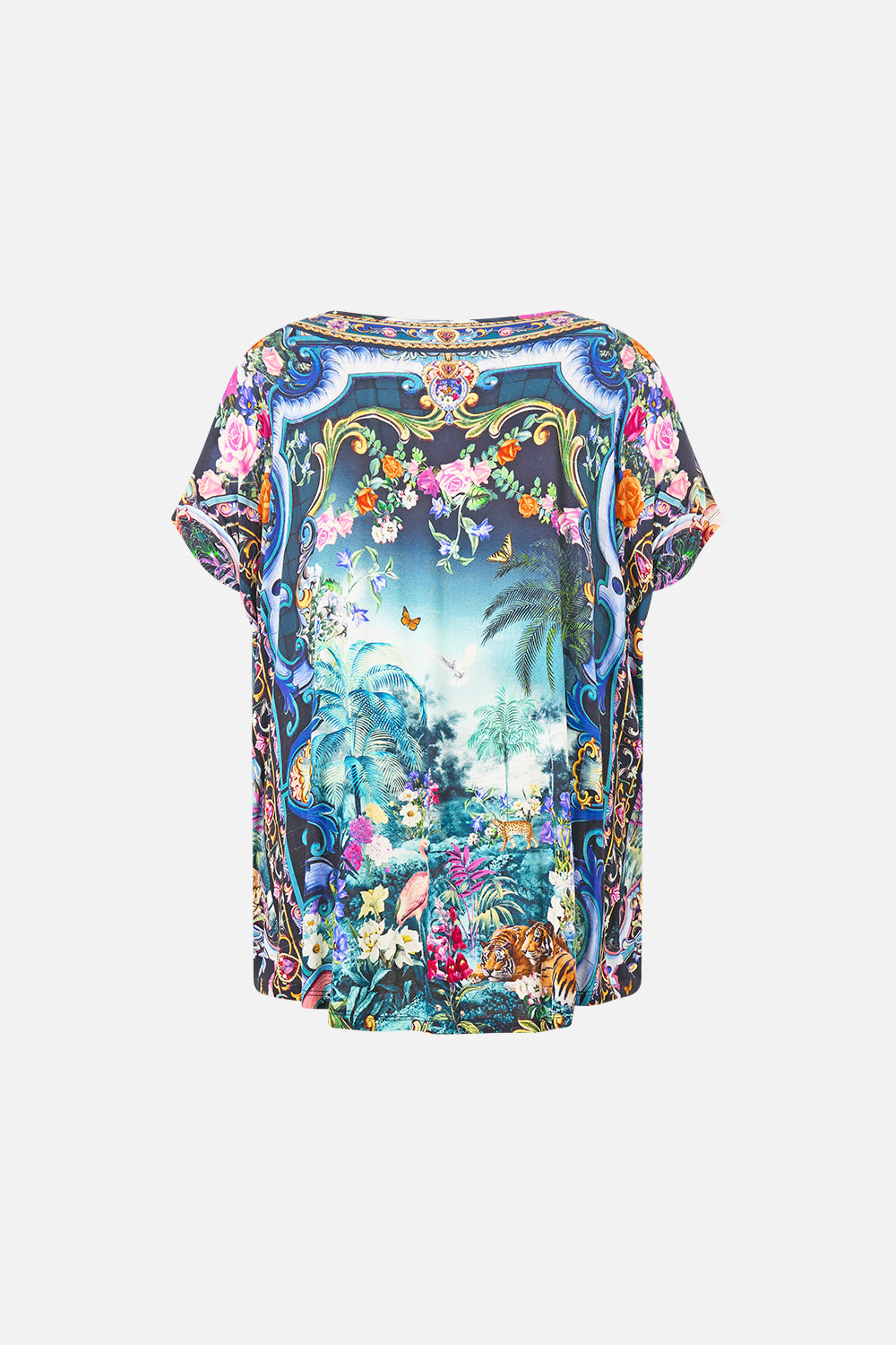 LOOSE FIT TEE BASKED IN BAROQUE