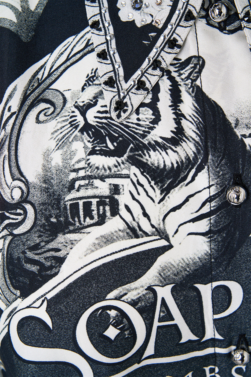 The CAMILLA Shift Shirt Dress in our Flower Showers print.