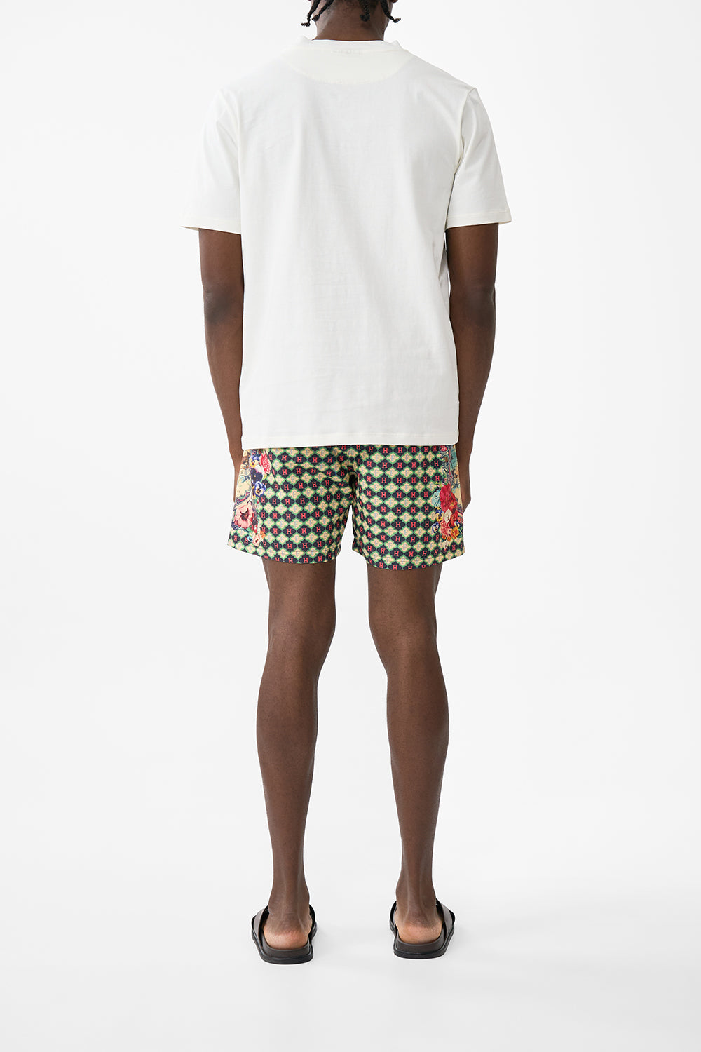 The CAMILLA Relaxed Heavyweight Crew Neck Tee in our Bathing Bombshell print.