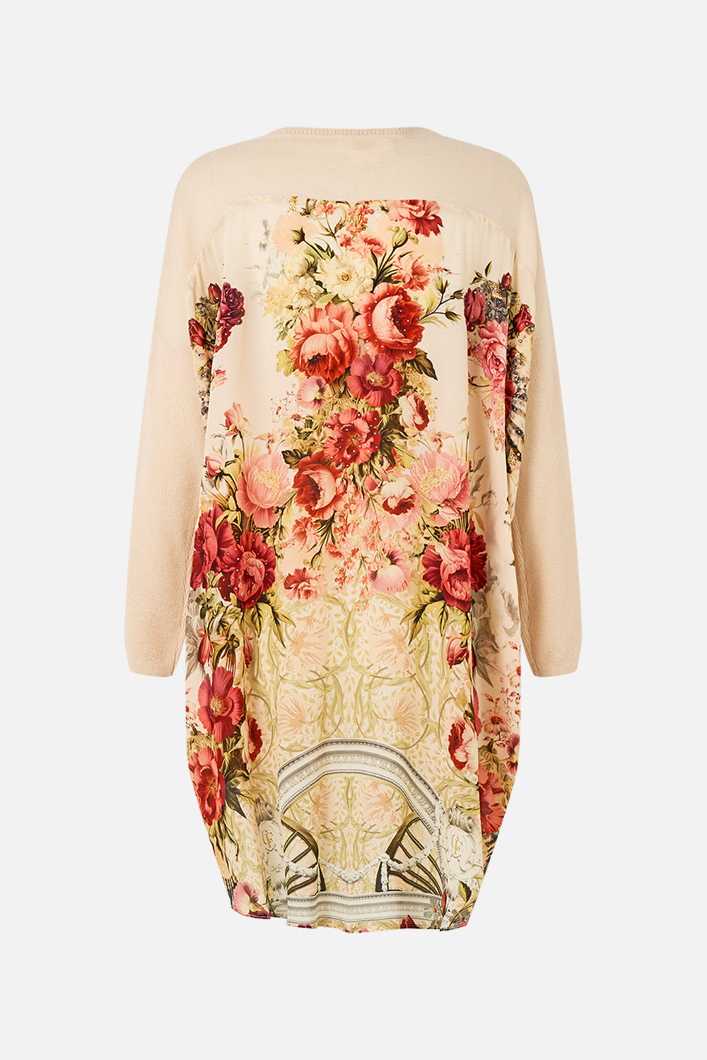 The CAMILLA Long Sleeve Jumper With Print Back in our Meet Me At The Majestic print.