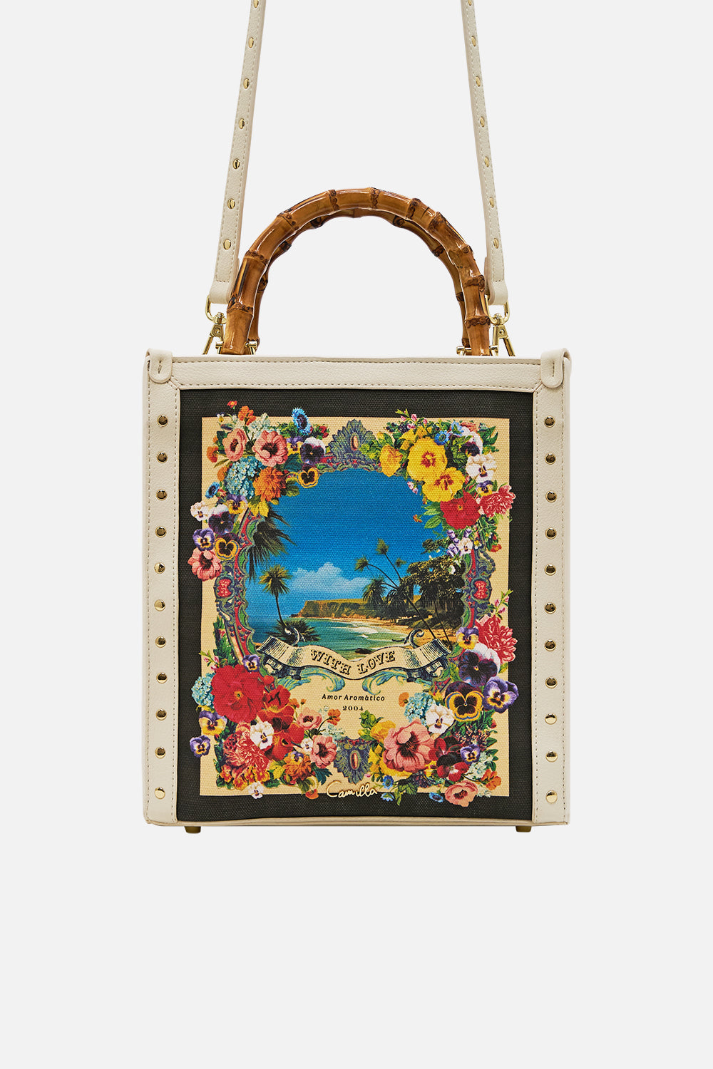 The CAMILLA North South Tote in our Bathing Bombshell print.