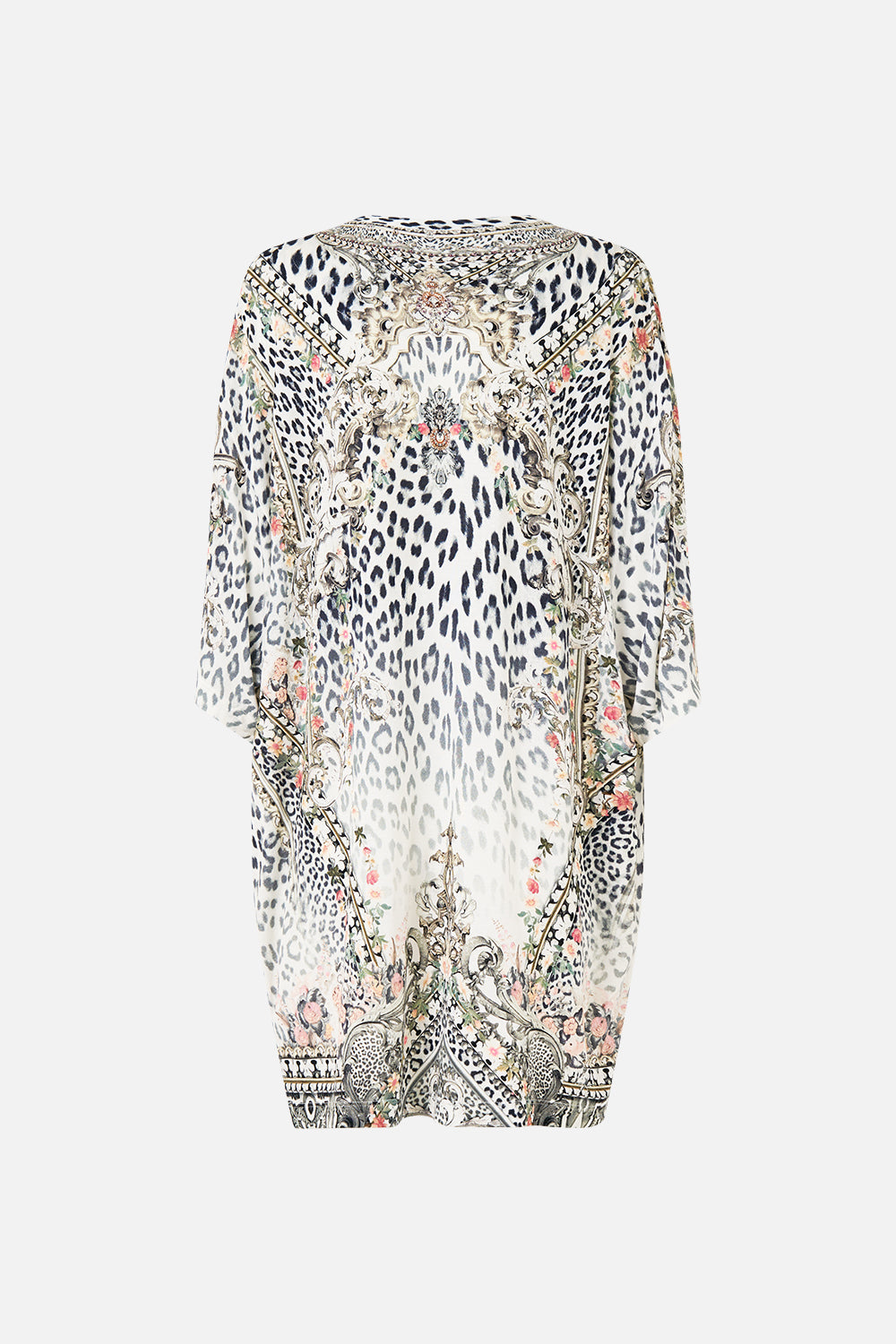 The CAMILLA Super Oversized Tee in our Marble Heaven print.